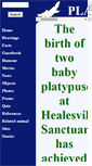 Mobile Screenshot of platypus.org.uk